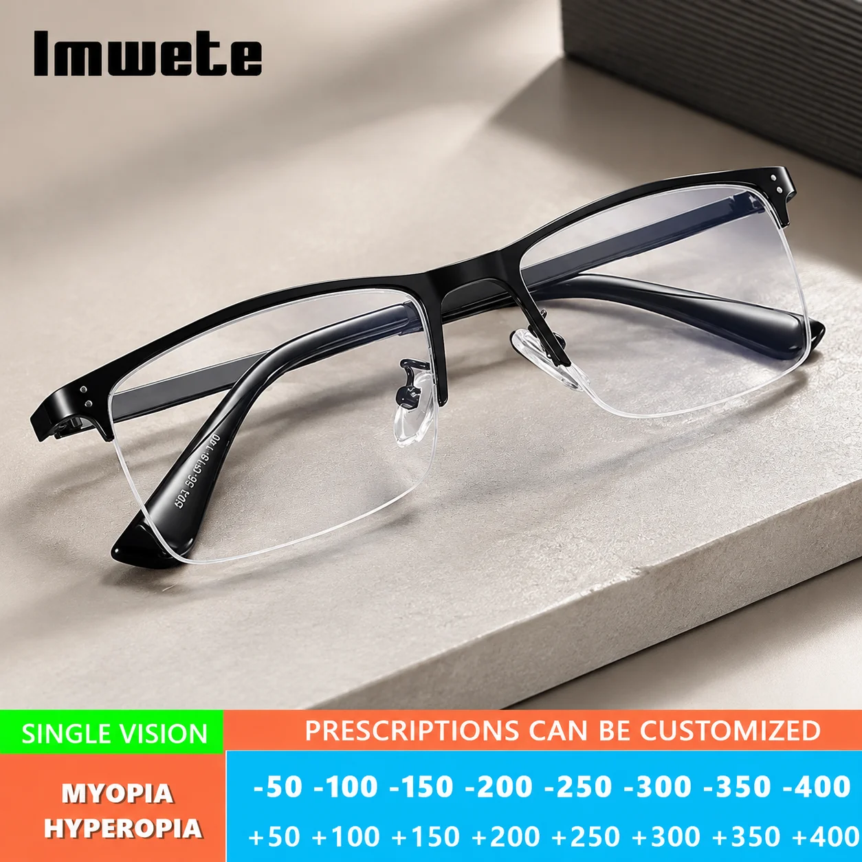 Plastic Glasses Frame Reading Glasses Men Women Myopia Prescription 1.56 1.61 1.67 Anti Blue Light Eyeglasses Customized Eyewear