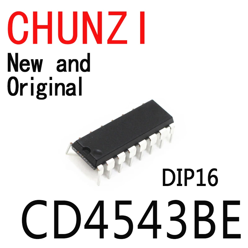 10PCS New and Original DIP16 CD4543 DIP 4543BD DIP-16 IC CD4543BE