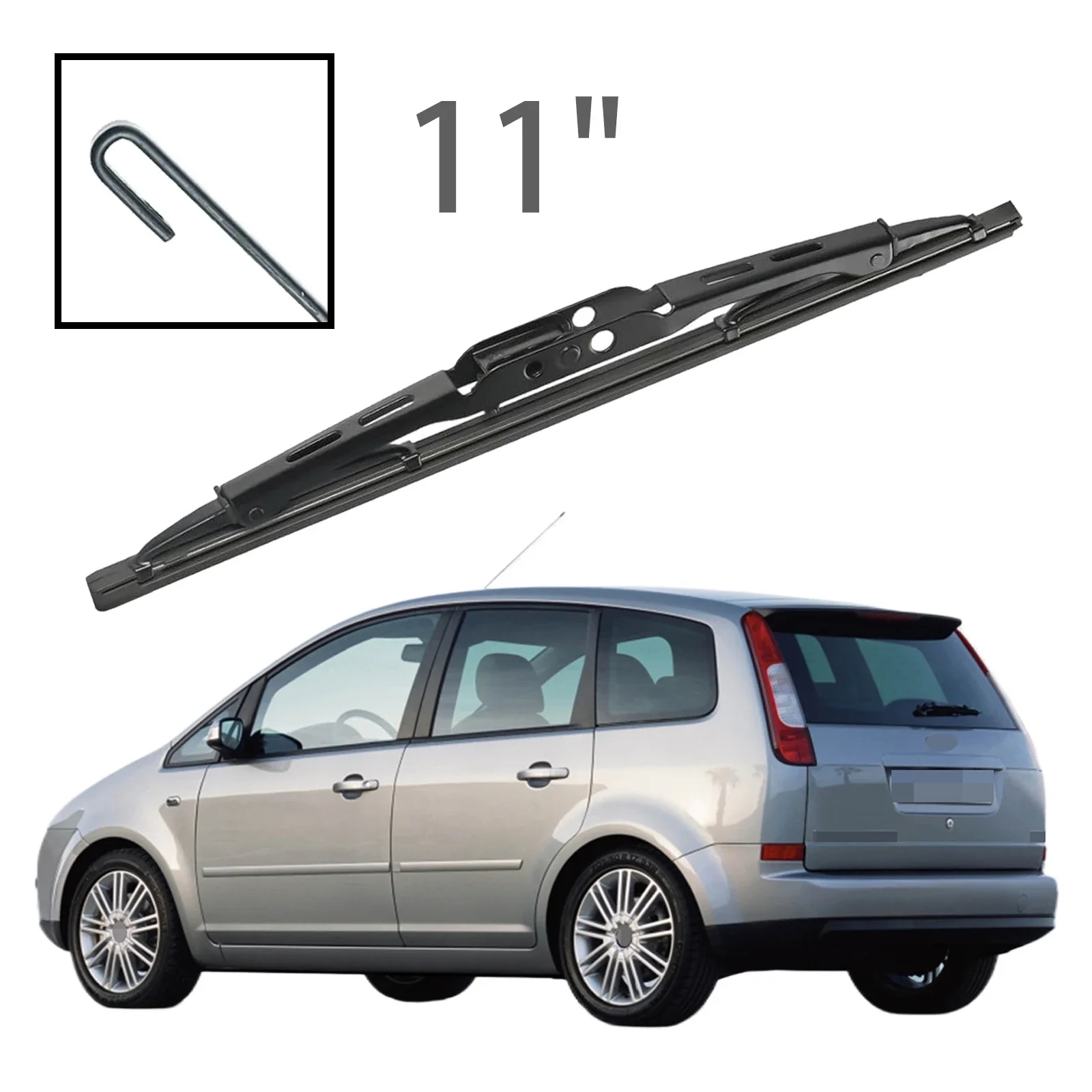 

11" Rear Windshield Windscreen Washer Wiper Blade For Ford Focus C-Max MK1 2003-2011 Car Accessories Accsesories