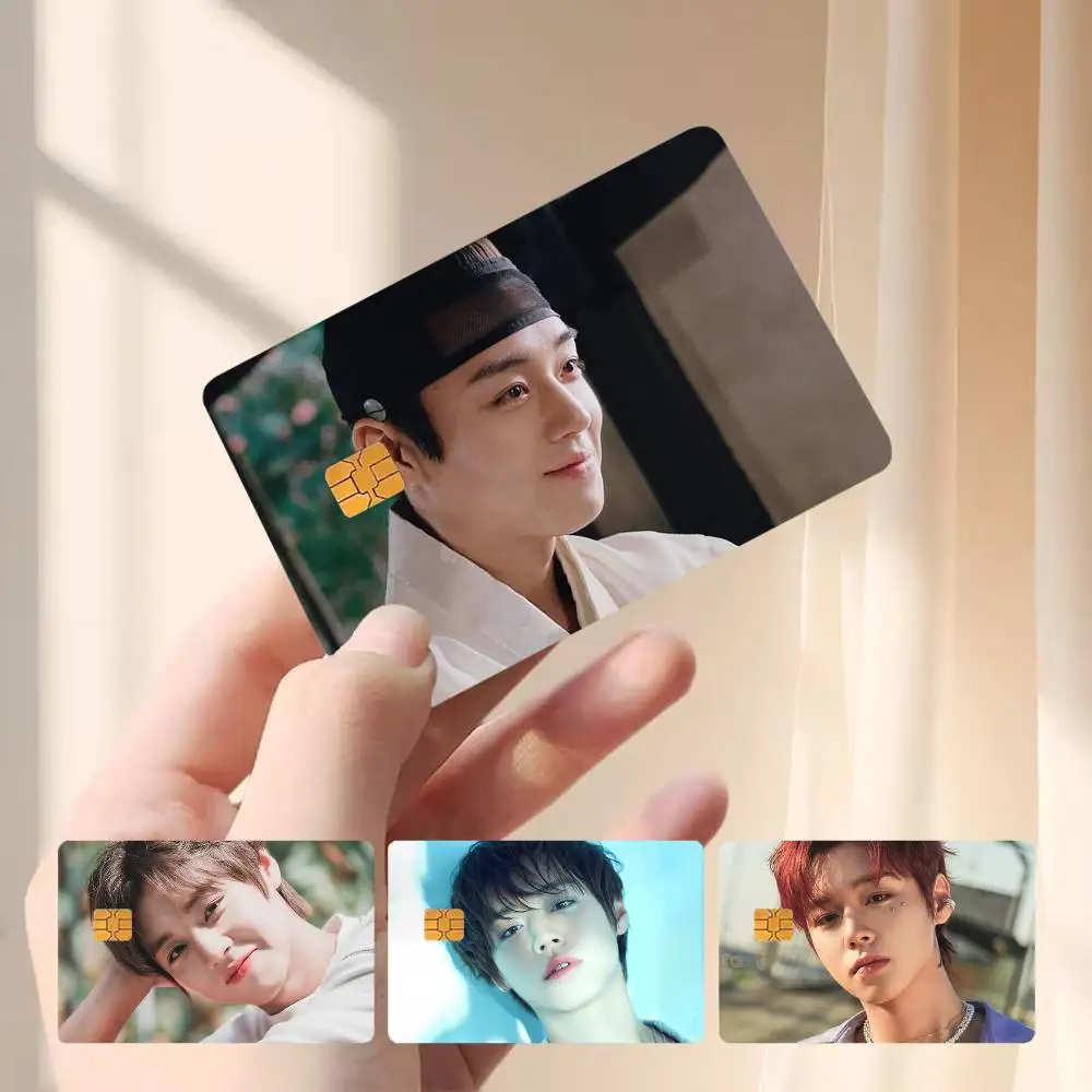 P-Park Ji Hoon The King's Warden RE FLECT 4pcs 1Set Card Stickers Small Waterproof Chip 4PCS Card Sticker Anti-Scratch
