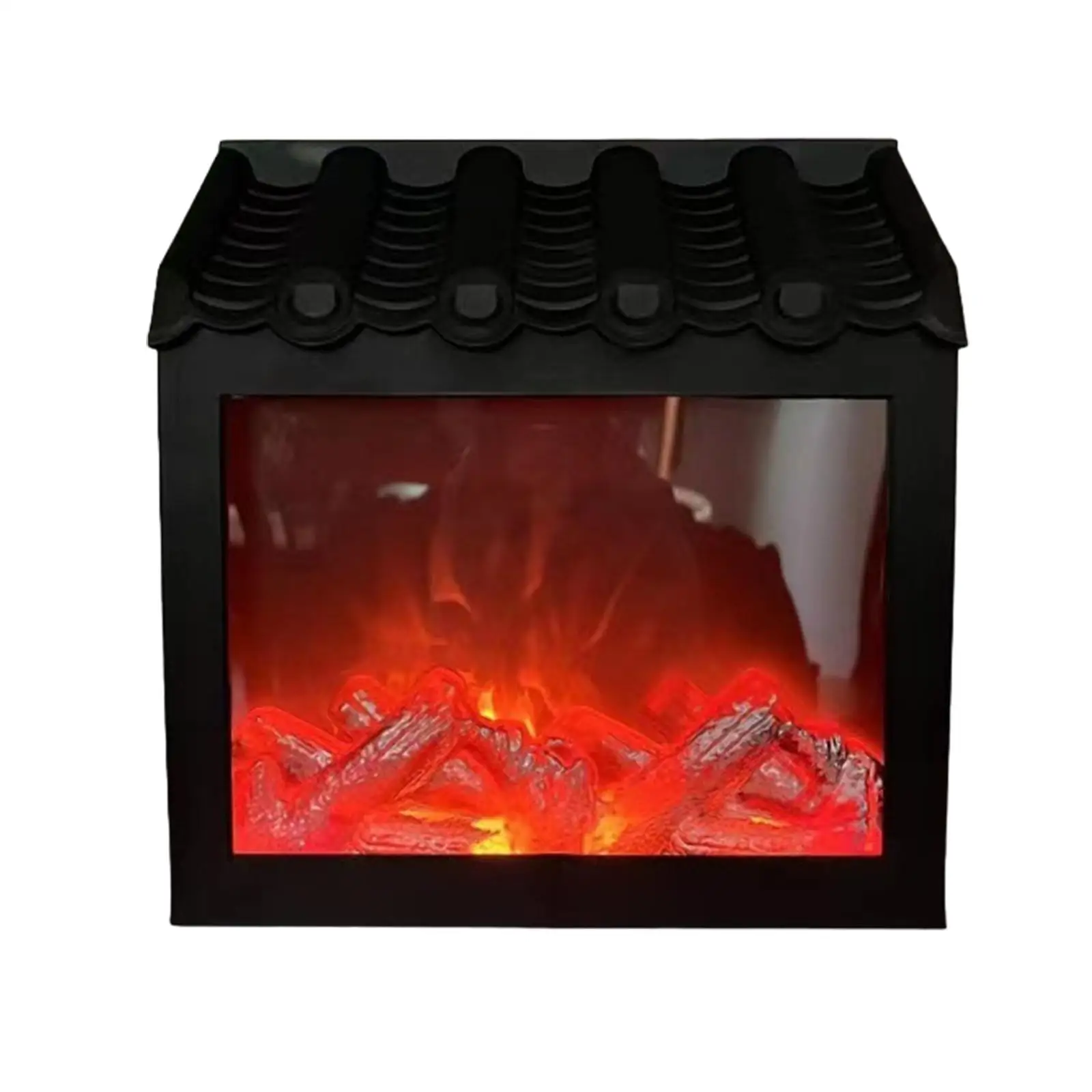 Fireplace Lantern LED Fire Lamp Christmas Decoration Indoor Outdoor
