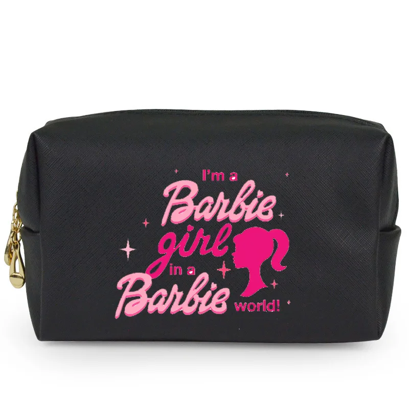 Kawaii Barbie borsa per il trucco delle donne borsa per cosmetici portatile borsa per la conservazione Mini borsa per rossetto borsa piccola borsa