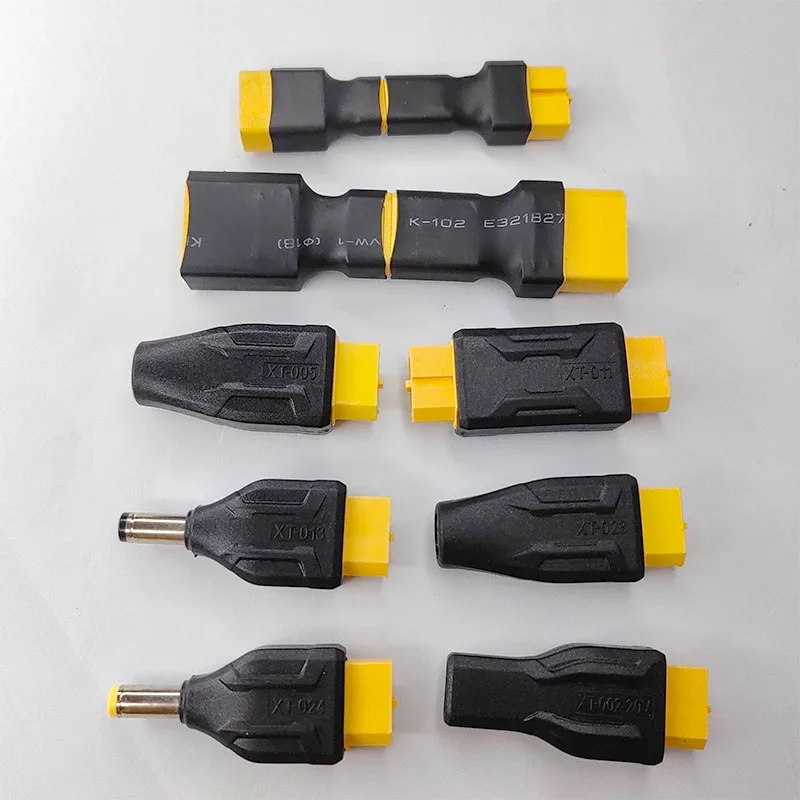 1PC XT60 Adapter DC5.5*2.5/2.1mm Type-c XT90 XT30 Suitable For Model Airplane EC5 Outdoor Energy Storage Power Adapter Converter