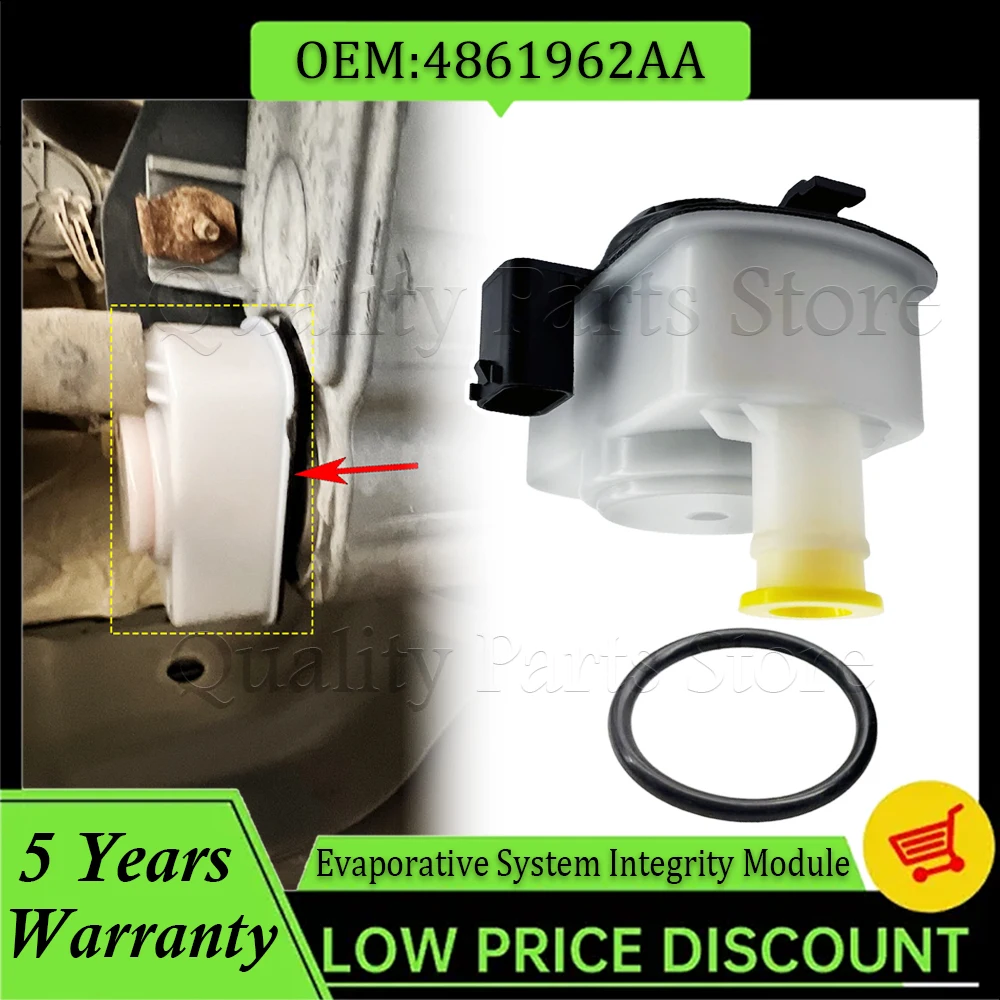 1PC Auto Verdampingssysteem Integriteit Module Detector Fit voor Jeep Dodge Chrysler Charger RAM Brandstof Damp Detectie Pomp 4861962AA