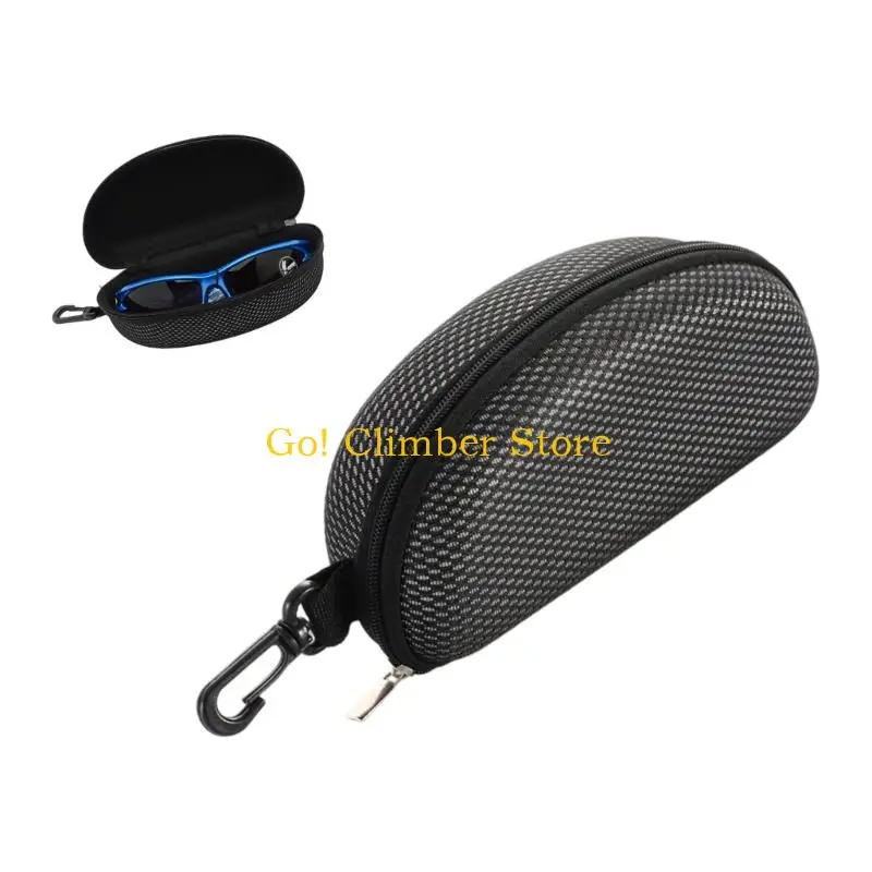 مالك النظارات الشمسية Q84C مع مشبك مشبك للسفر والمشي لمسافات طويلة وصيد الأسماك وبناء دائم مقاوم للسحق وسهل الوصول إلى نهاية