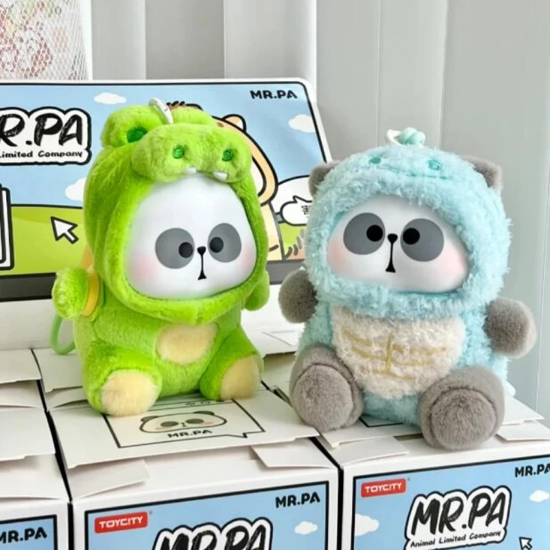 Boneka Panda Plush Blind Box Asli Mr. Pa Little Pa Animal Limited Company, Mainan Boneka Kreatif, Ornamen Kejutan, Figur Hadiah