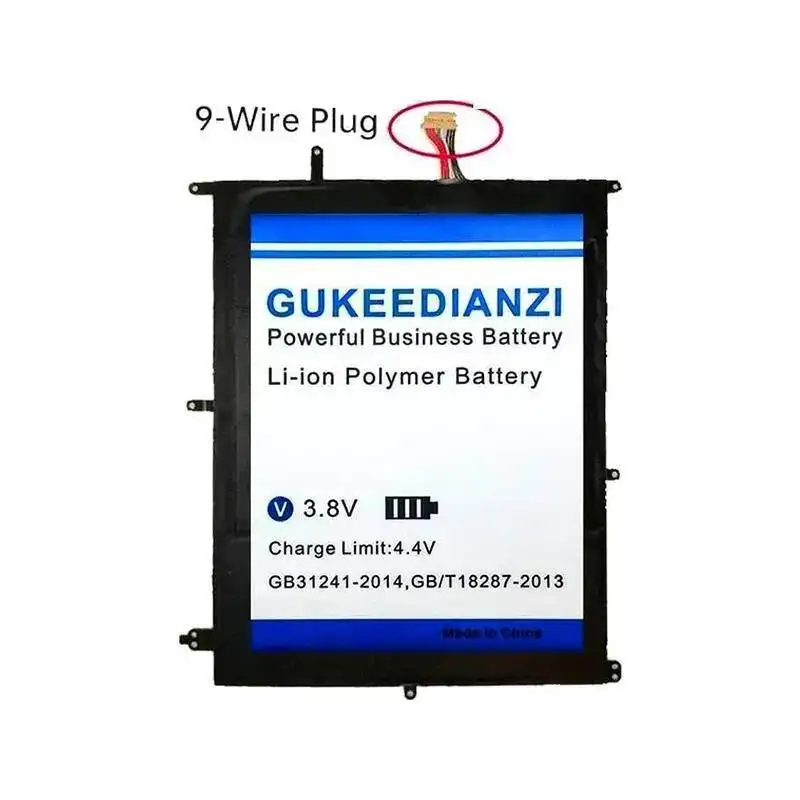 بطارية كمبيوتر محمول عالية الكفاءة 6100 مللي أمبير في الساعة بديلة ممتازة لـ Jumper Ezbook 3 Plus MB11 9Wire