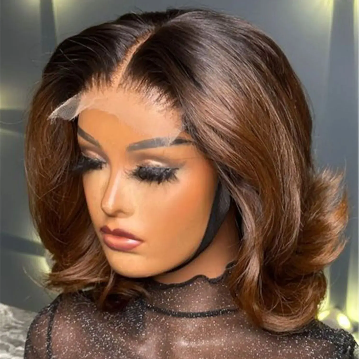 parrucca-da-nonna-marrone-cioccolato-ombre-senza-colla-capelli-sintetici-bob-corto-ondulato-realistica-hd-invisibile-con-pizzo-regalo-per-lei