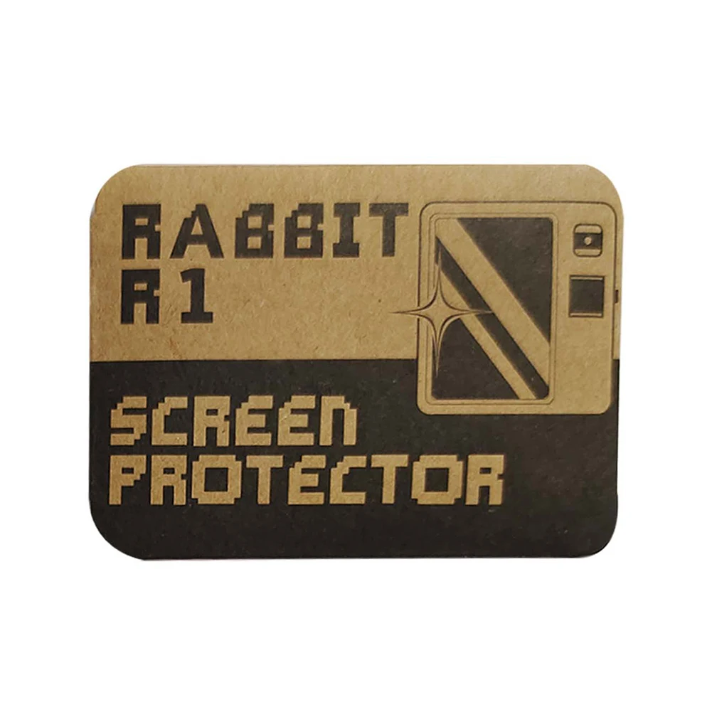 2 Pack Tempered Glass Film 2.88 Inch Full Coverage Screen Protector Film Transparent Ultra HD for Rabbit R1 AI Device