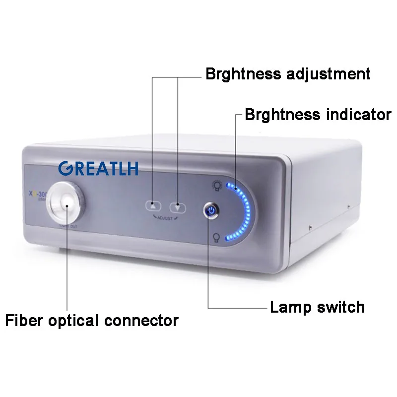 250W Xenon Lamp Cold Light Source ENT Laparoscope Endoscope Microscope Medical Cold Light Source