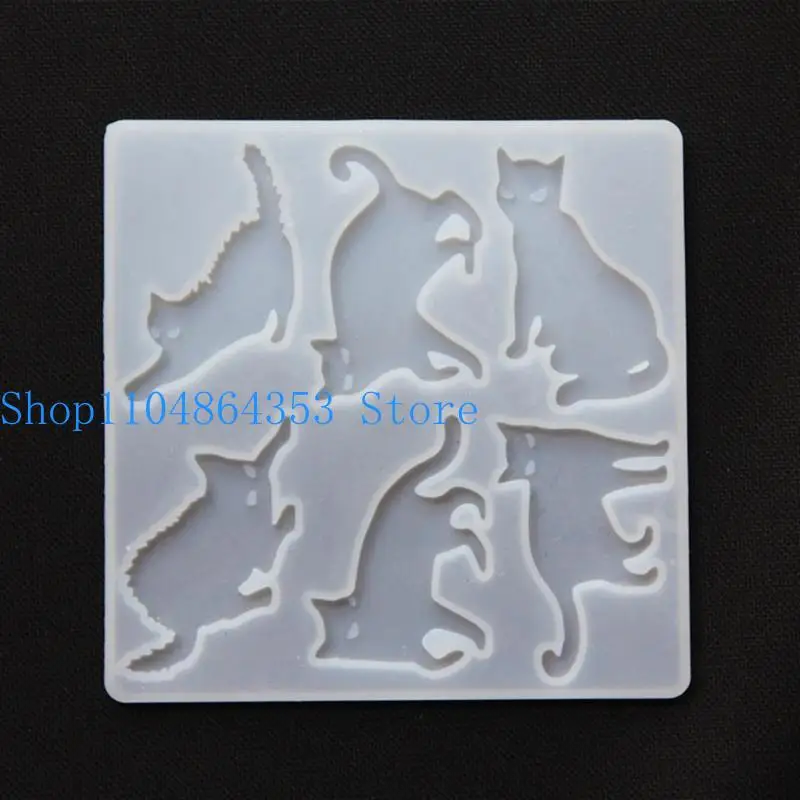 

652F Animal Silicone Mould Crystal Charm Resin Mold DIY Keychain Earring