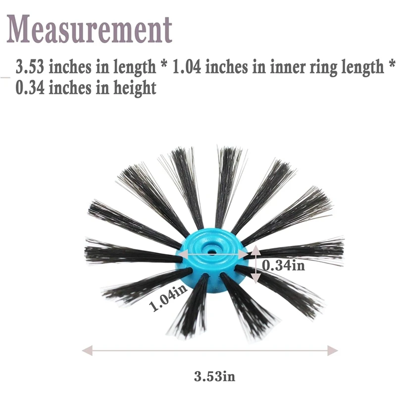 1624772 Edge Brushes Replacement For Bissell Spinwave Wet & Dry, 2859J, 28599, 3115, 28597,2859W,2859T, 28596,2859Z