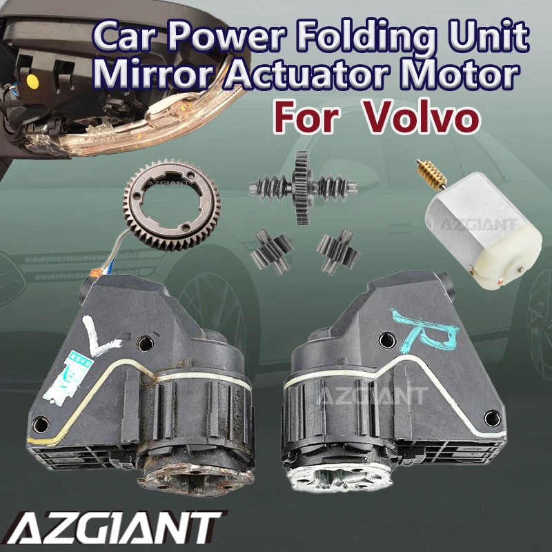 

AZGIANT For Volvo S80 XC70 XC90 V60 S60 C70 Car Auxiliary rearview folding mirror motor 12V DC genuine parts BD373Z13 BN340903
