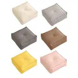 Floor Cushion Futon Thick Meditation Floor Pillow for Yoga Sofa Tea Ceremony