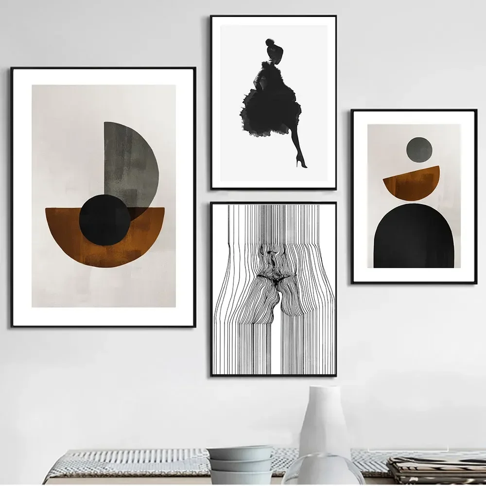 Nordische minimalistische Wandkunst, abstrakte weibliche Linienzeichnung, Gesicht, Küssen, HD-Leinwand-Poster, Druck, für Zuhause, Wohnzimmer, Schlafzimmer, Dekoration