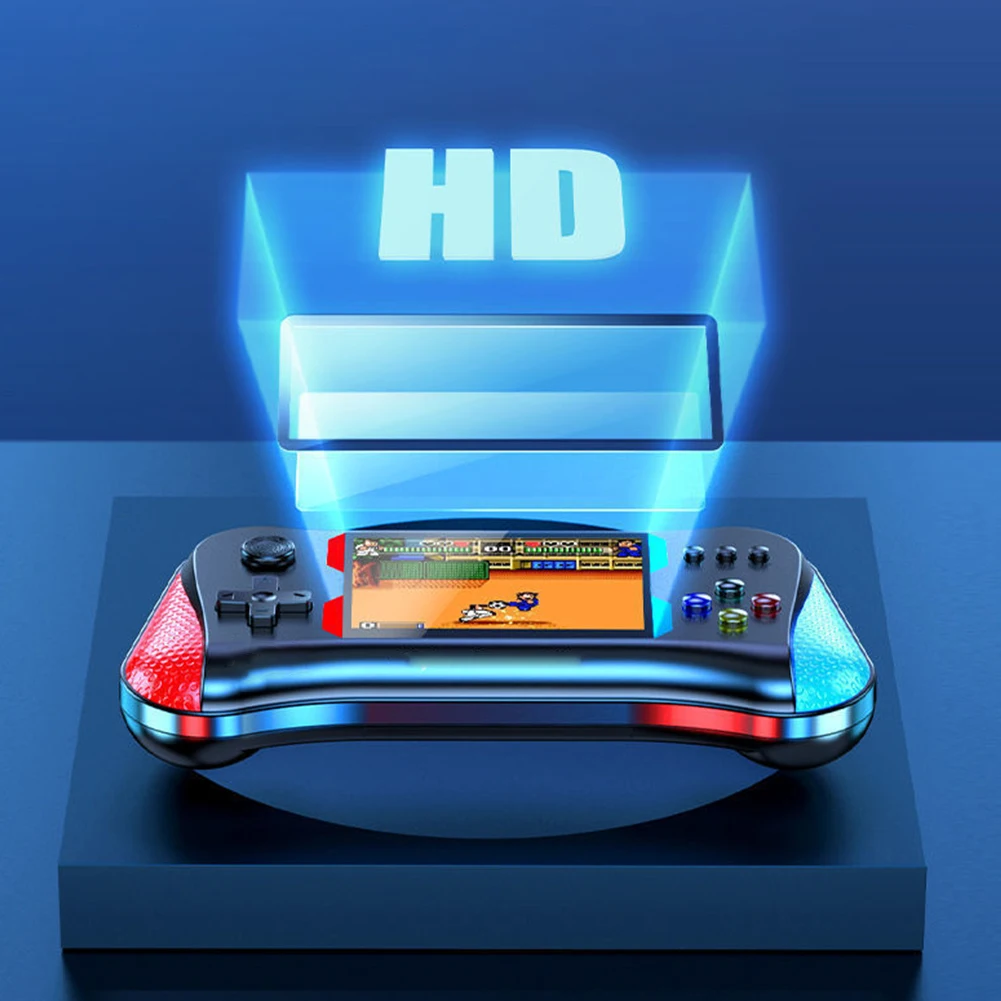 X7M คอนโซลวิดีโอเกมย้อนยุคในตัว 500 เกมคอนโซลเกมมือถือ HD/AV เอาต์พุตมินิเกมคอนโซลของขวัญสําหรับชายหญิง