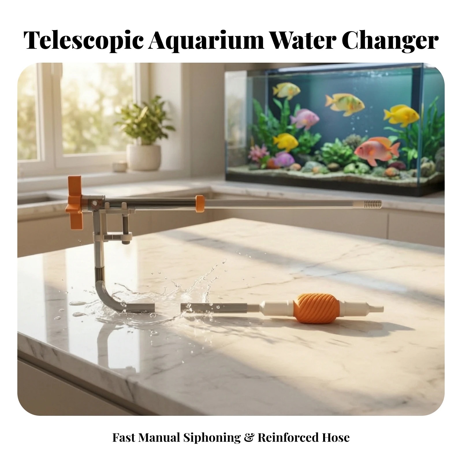 Aquarium Maintenance Tool Tele - огляд і ціна Aquarium Pump