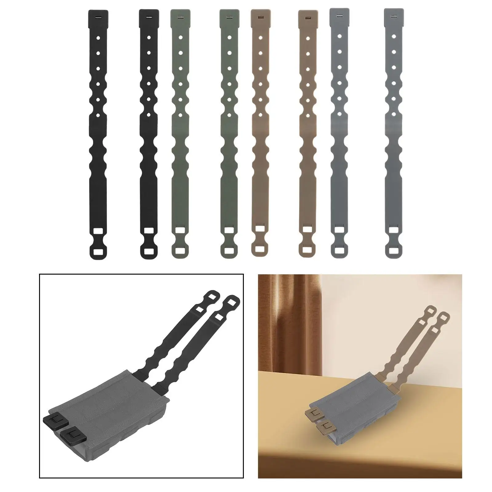 2-teilige Malice-Clips, Riemenschnalle, flexibel, für Rucksack-Taschen-Zubehör