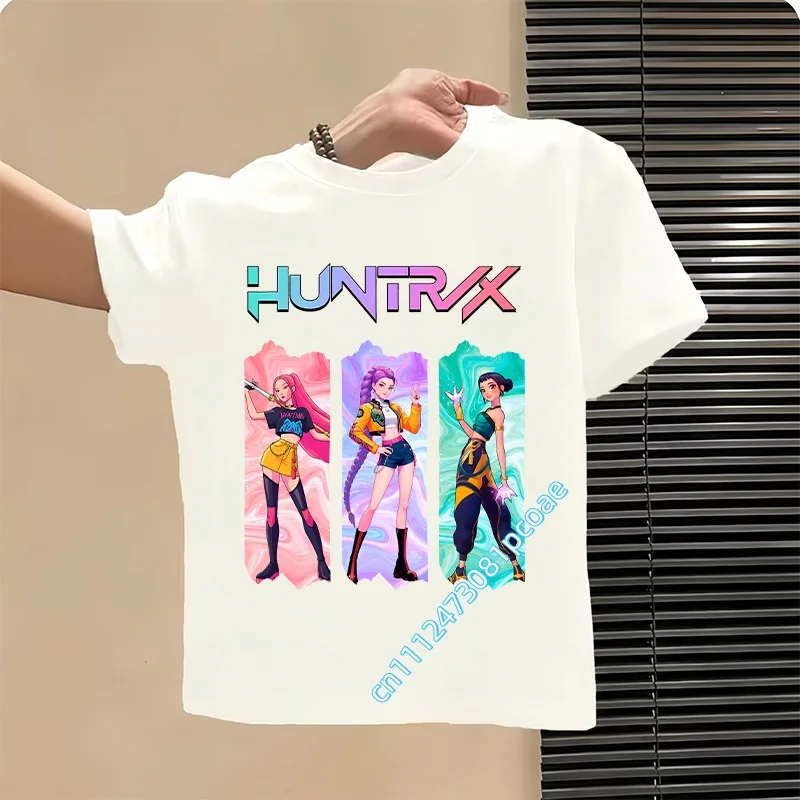 children's summer T-shirt, boys' sports shirt 2026 New children's pure cotton short-sleeved cartoon print Girls' casual top