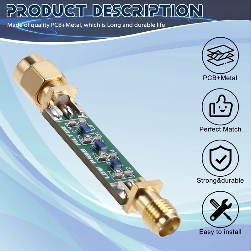 1 ชิ้น FM LPF Low Pass Filter Low-Pass Filter สําหรับรับสัญญาณ FM เท่านั้น