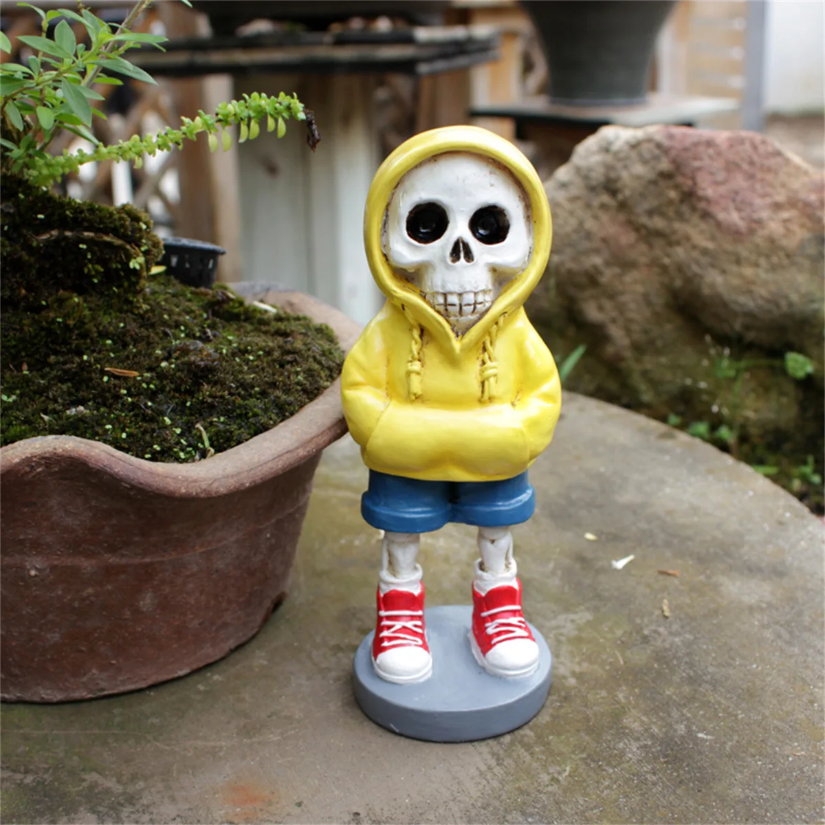 

Halloween Skeleton Doll Horror Decor Scary Ghost Decoration for Party Desktop Home Courtyard Outdoor Spooky Landscape Ornaments