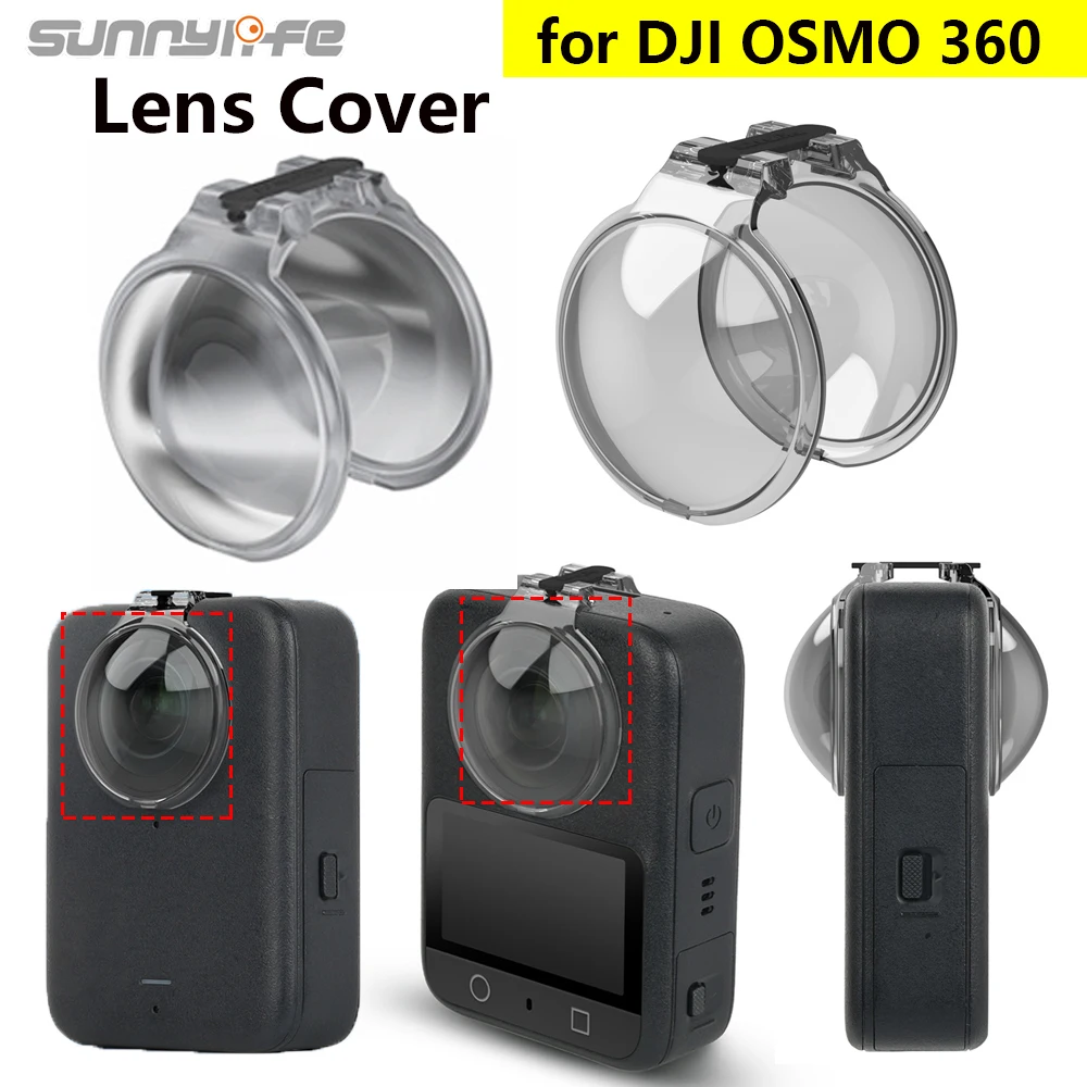 Sunnylife Lens Guards for DJI Osmo 360 ,Lens Panoramic Protection Camera Protector Cap Anti-scratch For Osmo 360 Accessories
