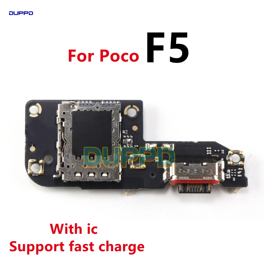 Charging Flex For Xiaomi Poco F5 USB Charge Port Jack Dock Connector Charging Board Main Motherboard Flex Cable F5