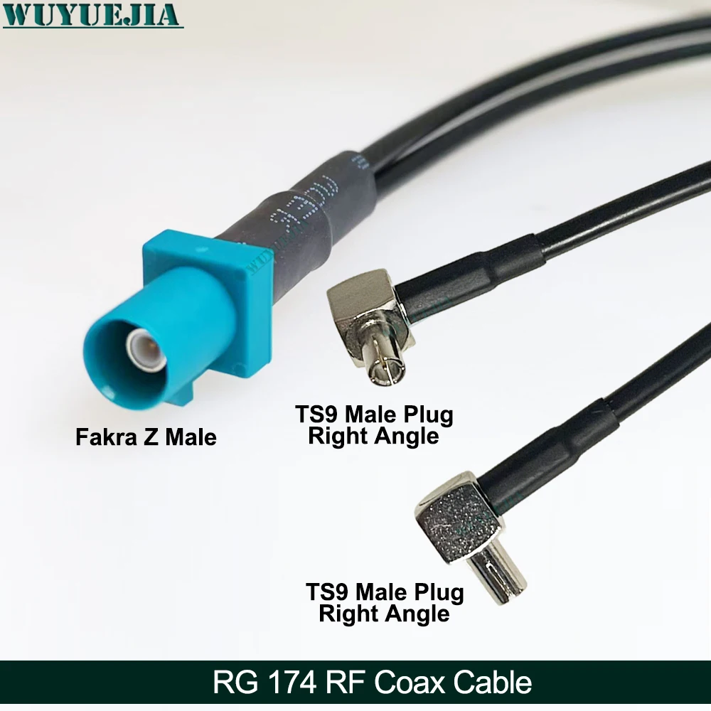 

Разветвительный кабель типа Y 5005 Fakra Z «папа» на 2X TS9/CRC9 «папа» под прямым углом 50 Ом Стандартный провод с косичкой RG-14 для сотовых сигналов