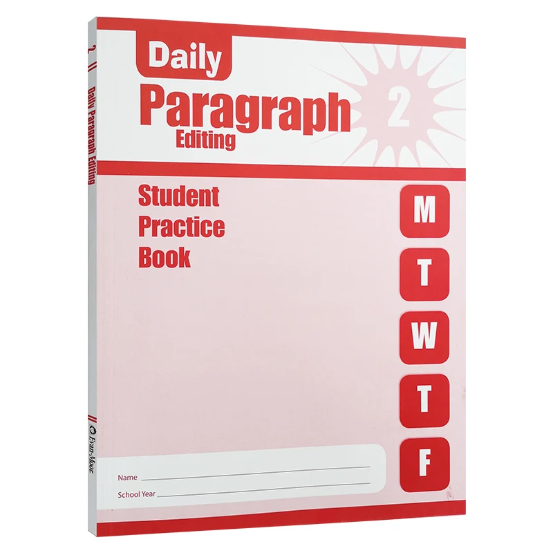 

Evan-Moor Daily Paragraph Editing, Grade 2 SE Workbook,aged 6 7 8 9, English book 9781609633424