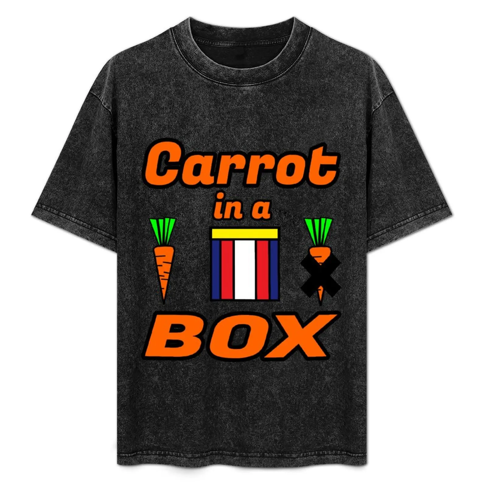 

Carrot in a Box , The best party Game Ever from 8 out of 10 Cats . T-Shirt t shirt for man cotton tshirt 100% T-Shirt