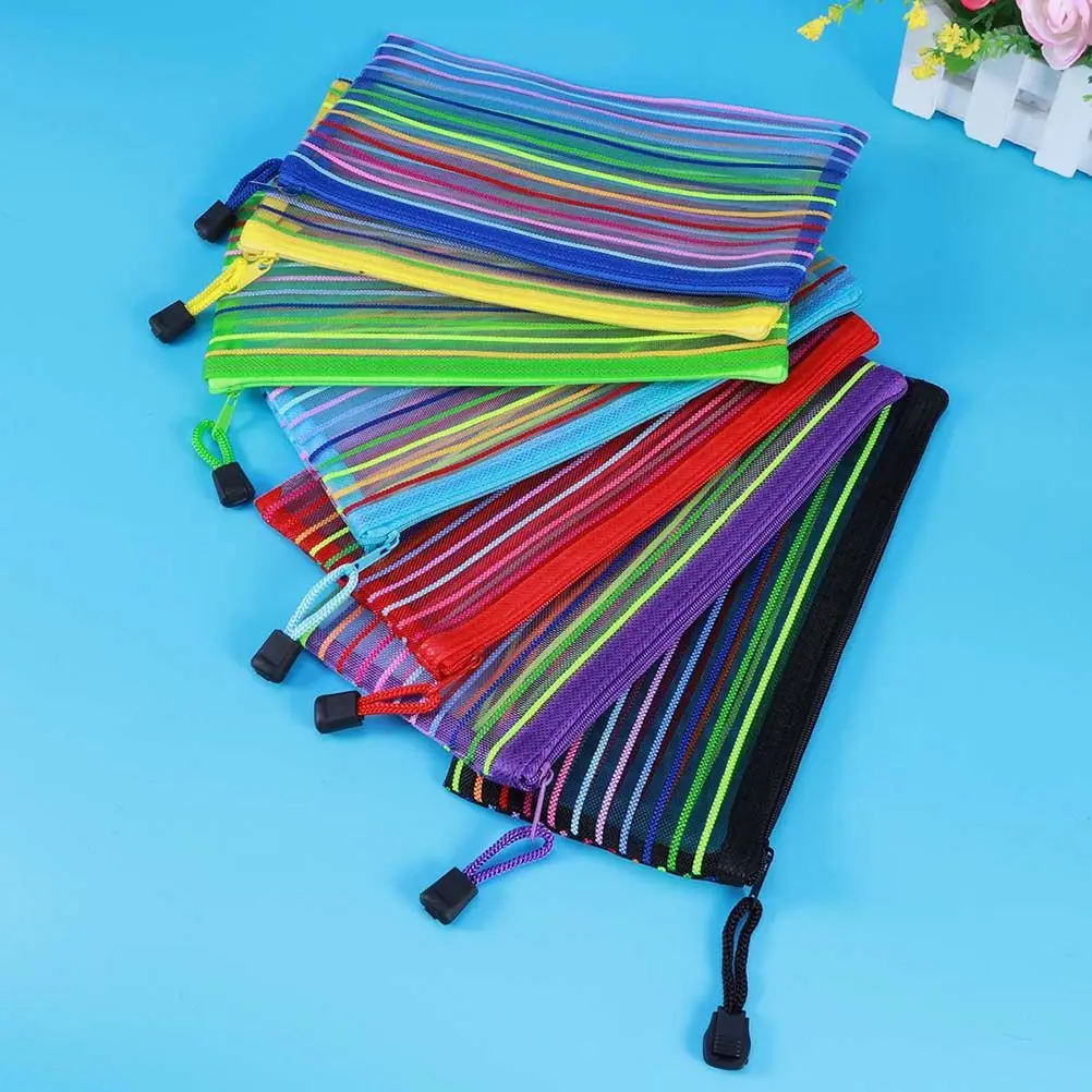 

10 шт. органайзеров для файлов, прочные нейлоновые папки на молнии, водонепроницаемые держатели для документов, сумки для канцелярских принадлежностей для офиса, путешествий, школы