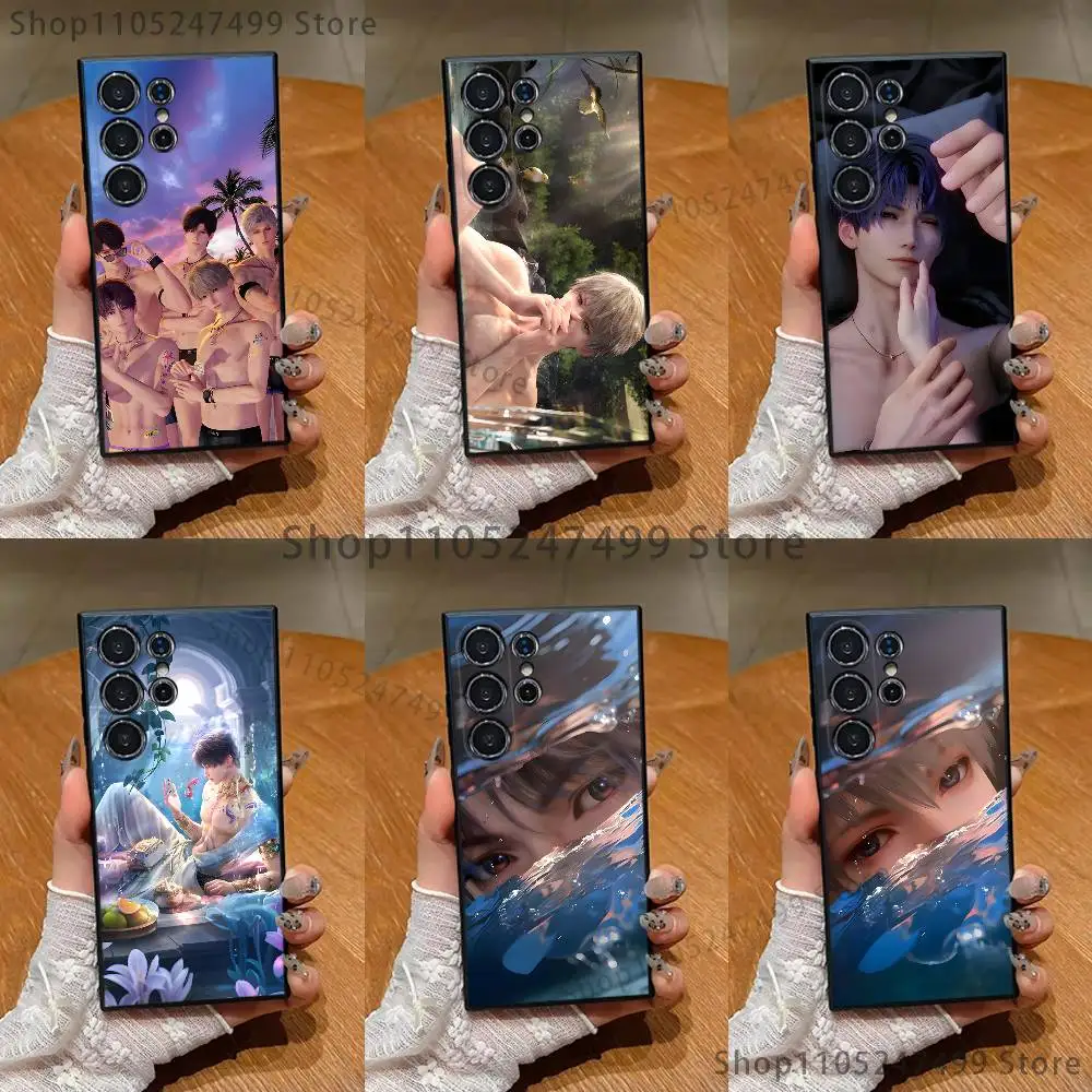 

Love And Deepspace Phone Case For Samsung S25,S24,S21,S22,S23,S30,Ultra,S20,Plus,Fe,Lite,Note,10,9,5G Black Cover