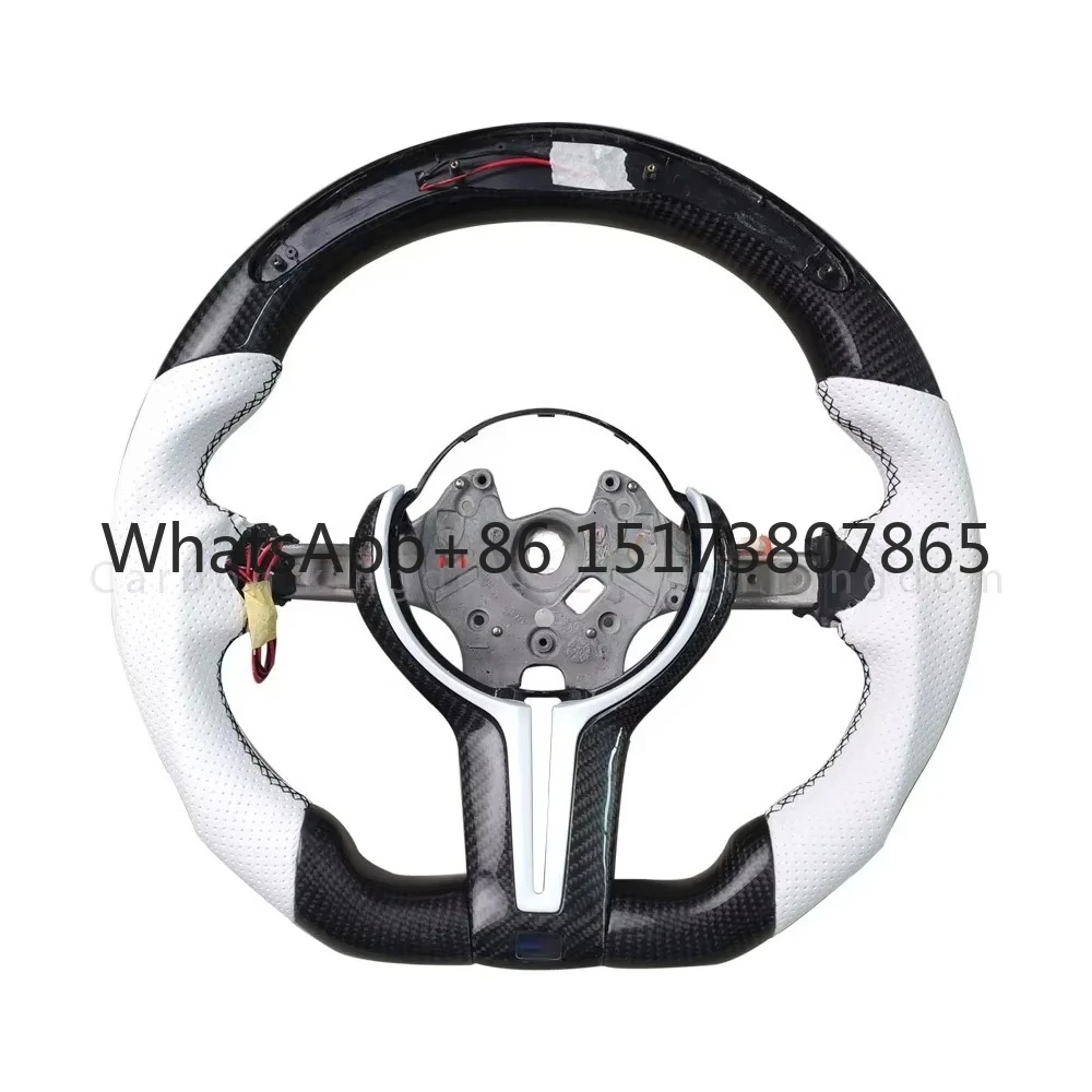 

Custom Alcantara Carbon Fiber Steering Wheel Fit For F01 F02 F06 F07 F10 F20 F30 F35 F44Racing Wheel Convertible