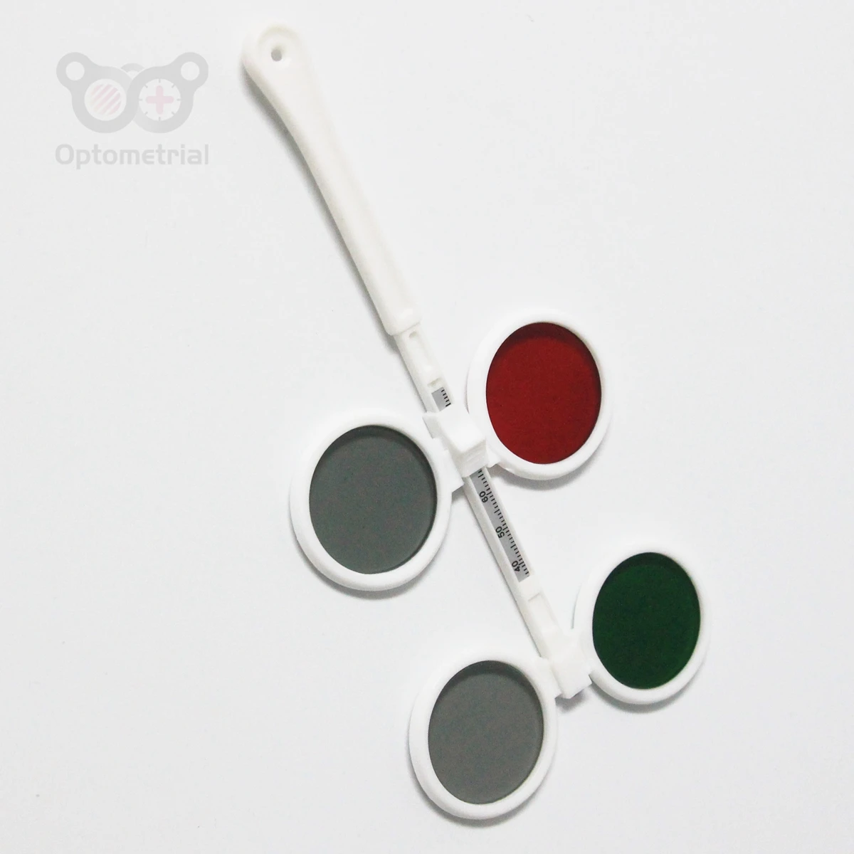 Aleta verde/roja ajustable personalizada con ajuste de ángulo polarizado, diferentes patrones de entrenamiento de combinación de 10