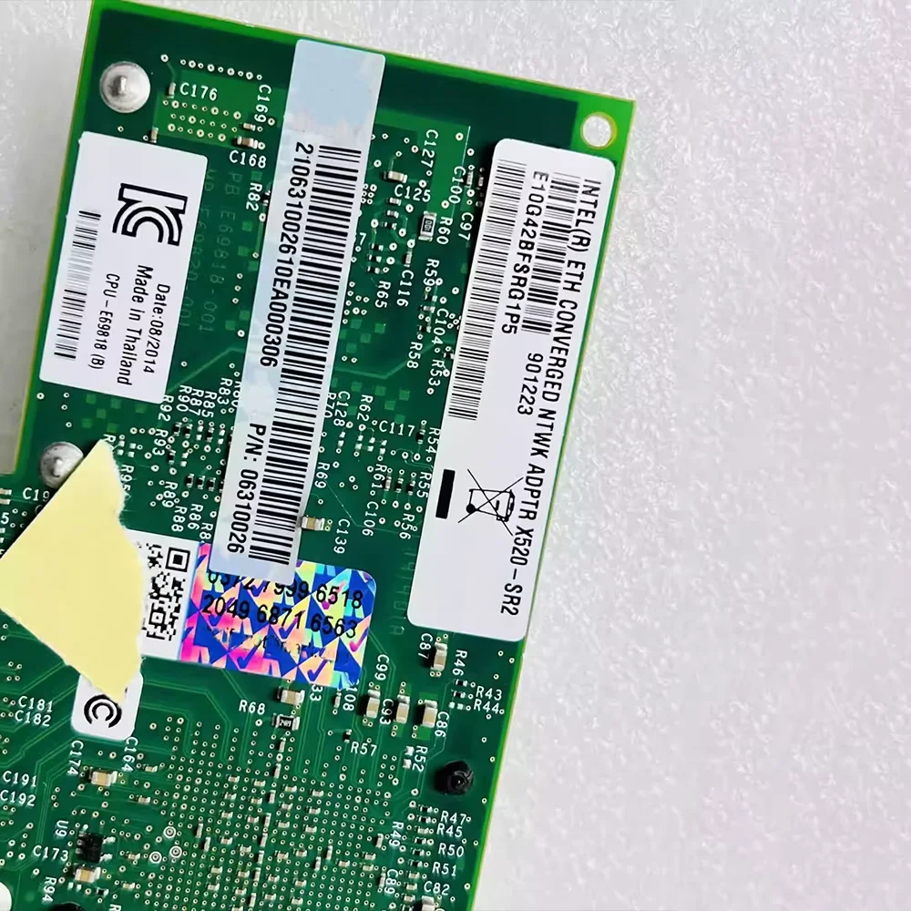 1 PCS NIC E10G42BFSRG1P5 06310026 10 Gigabit Network Card With Dual Electrical Ports X520-SR2