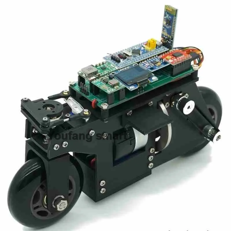 2WD RC Balance Bike Cubli Self-Balancing Flywheel 3D Printing APP Control DC Motor Motorcycle for STM32 Programmable Robot Car - Image 4
