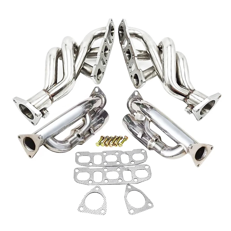 

For Niss*an G37 370Z 09-17 Exhaust Header Downpipe Art Test Pipe With Resonated