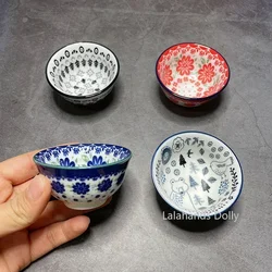 Dollhouse Mini Ceramic Soup Bowl, Noodle Bowl Food Play House Dollhouse Scene Kitchen Accessories