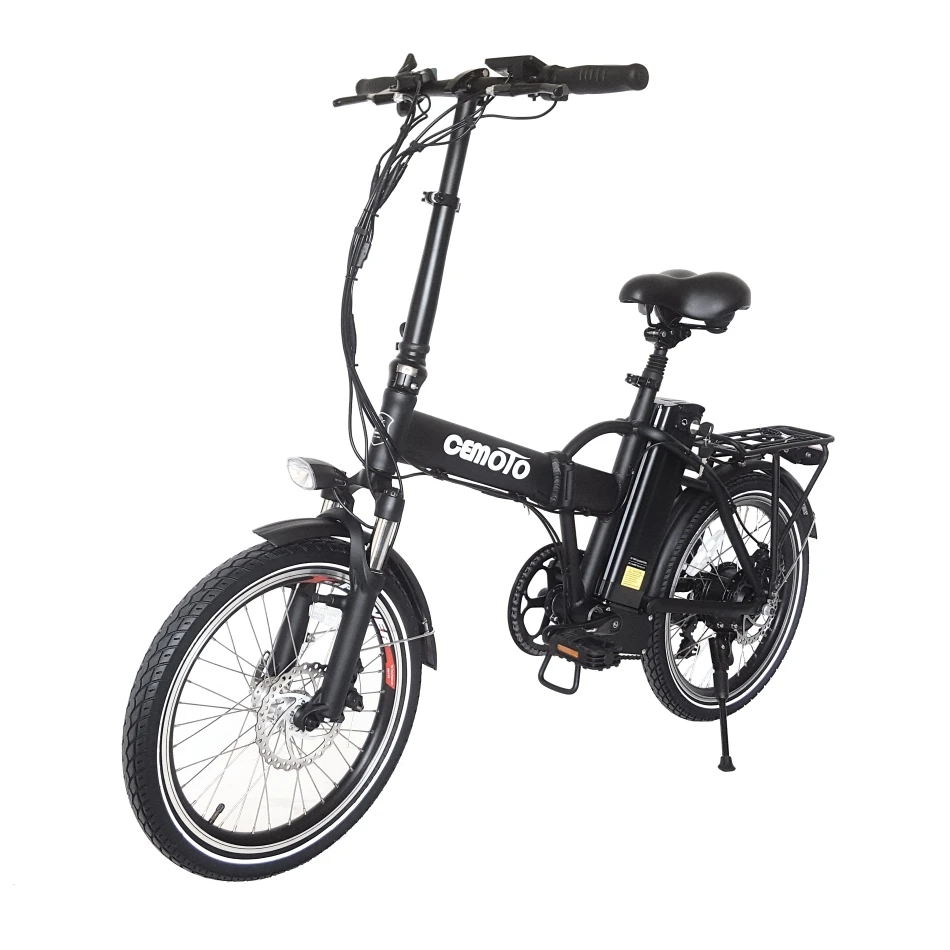 Custom 7 Speed Gears Motor 350W 20 Inch Mini Folding Electric Bicycle 36V Electric Bike For Adult