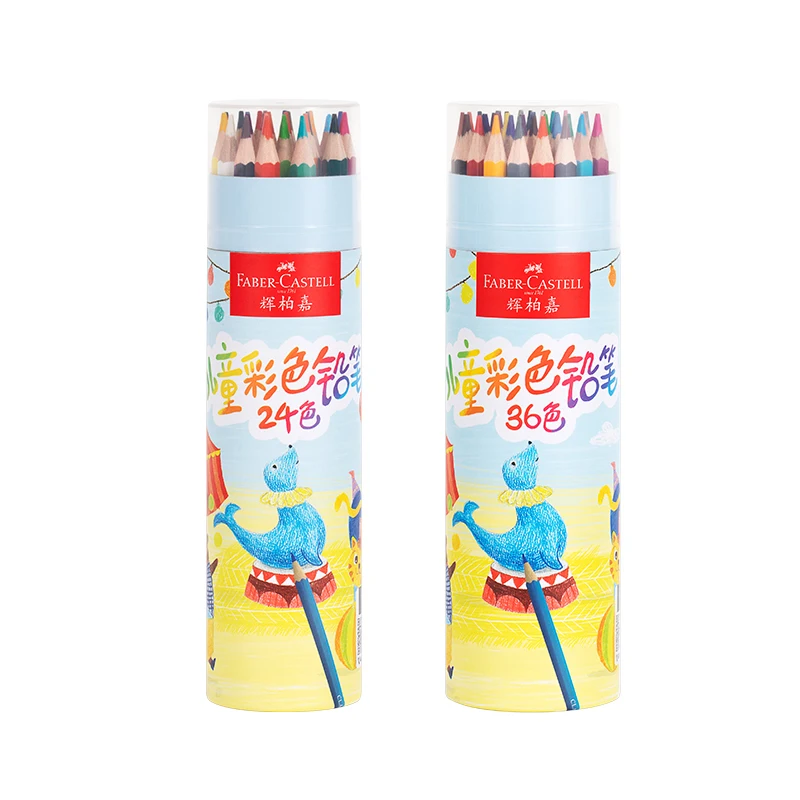 

FABER CASTELL 36/48 цветов Стандартный цветной карандаш шестигранные деревянные цвета для краски для детей художественные принадлежности