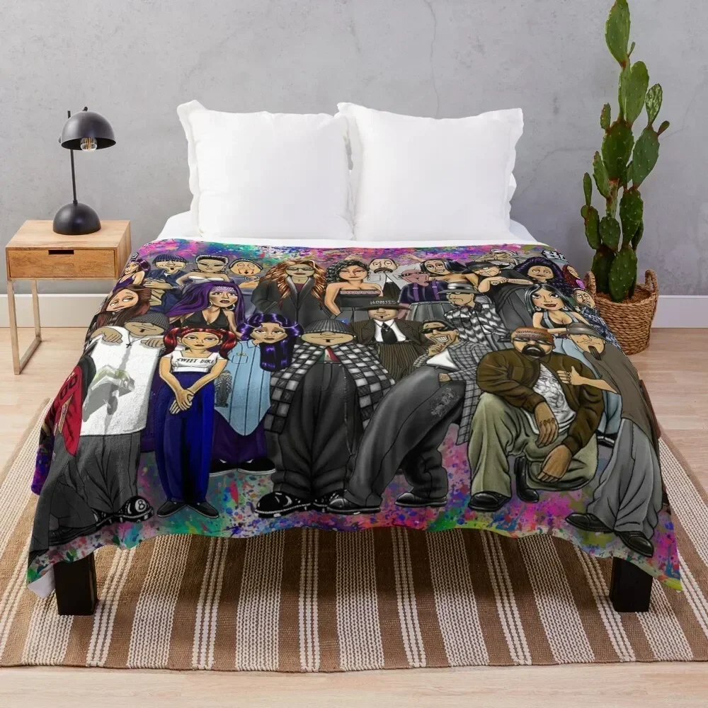

Lil Homies Throw Blanket Compact Warm Blanket for Car Road Trip