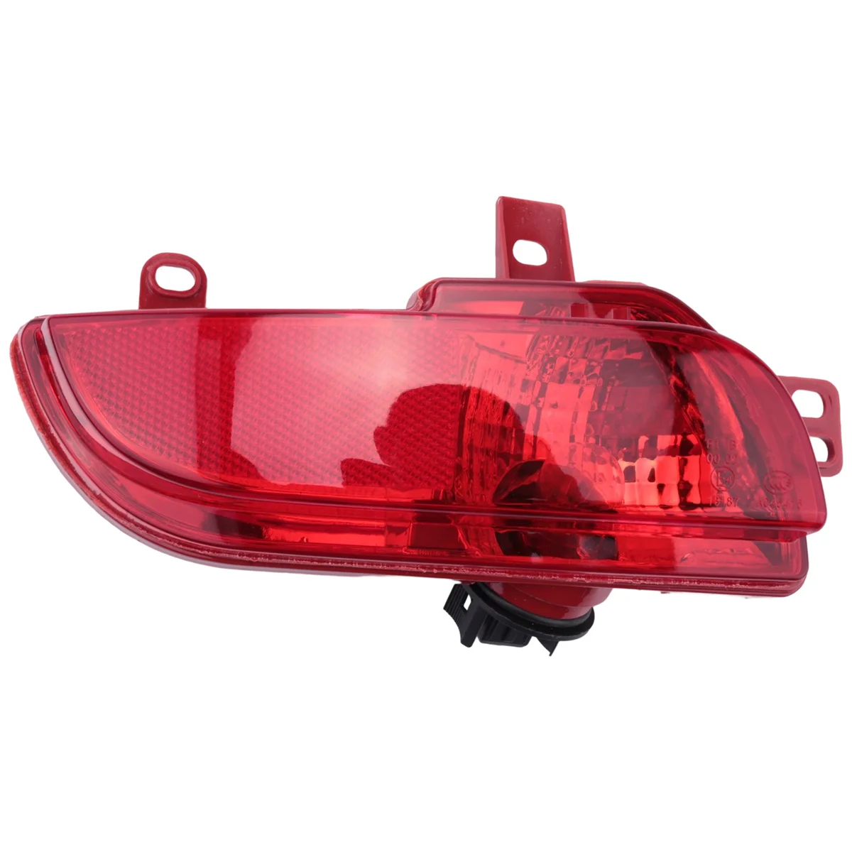 6350HA with Bulb on the Left for Peugeot 206 207 Car Rear Bumper Light Reverse Tail Fog Lamp Reflector