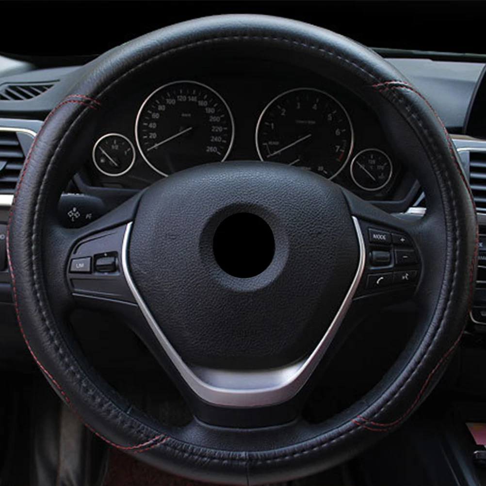 

Steering Wheel Cover Durable Elastic Material Truck Accessories Car Interior Protective Wrap Braid Design Steering Wheel