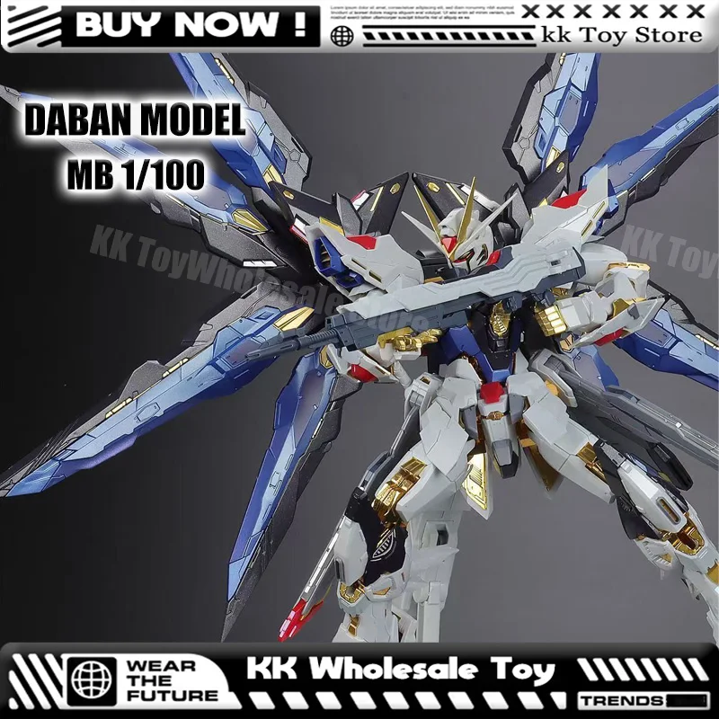 

DABAN 8802S MB 1/100 Zgmf-X20a Strike Freedom Assembly Model Kits Alloy skeleton Anime Action Figure Robot Plastic Model Toys