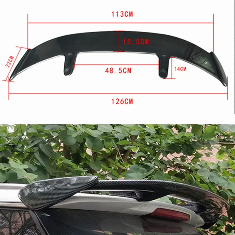 For Dacia Duster 2011-2014 Year Roof Spoiler  Look Accessories Body Kit Factory Style