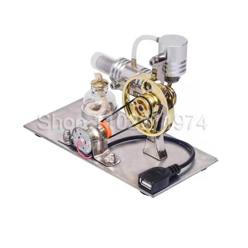 

Compact Educational Model Stirling Engine Model Experiment Model Educational Toy Stirling Engine Model for Science Gift