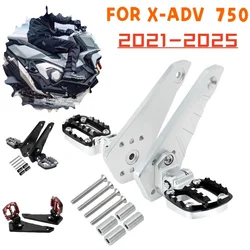 For HONDA X-ADV XADV 750 XADV750 2021 2022-2025 Accessories Folding Rear Foot Pegs Passenger Foot Rest Pedal Footrest Footpegs