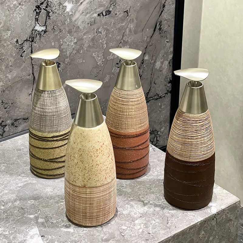 

Винтажный керамический пресс, бутылка для дезинфицирующего средства для рук, шампунь для ванной комнаты, гель для душа, дозатор мыла, аксессуары для ванной комнаты