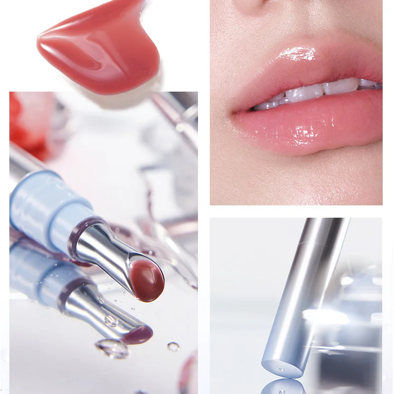 Judydoll アイス ダイヤモンド リップ グロス、保湿、ミラー シャイン、ふっくら効果、ベタつかない、軽量、栄養リップ オイル、光沢のある Fi