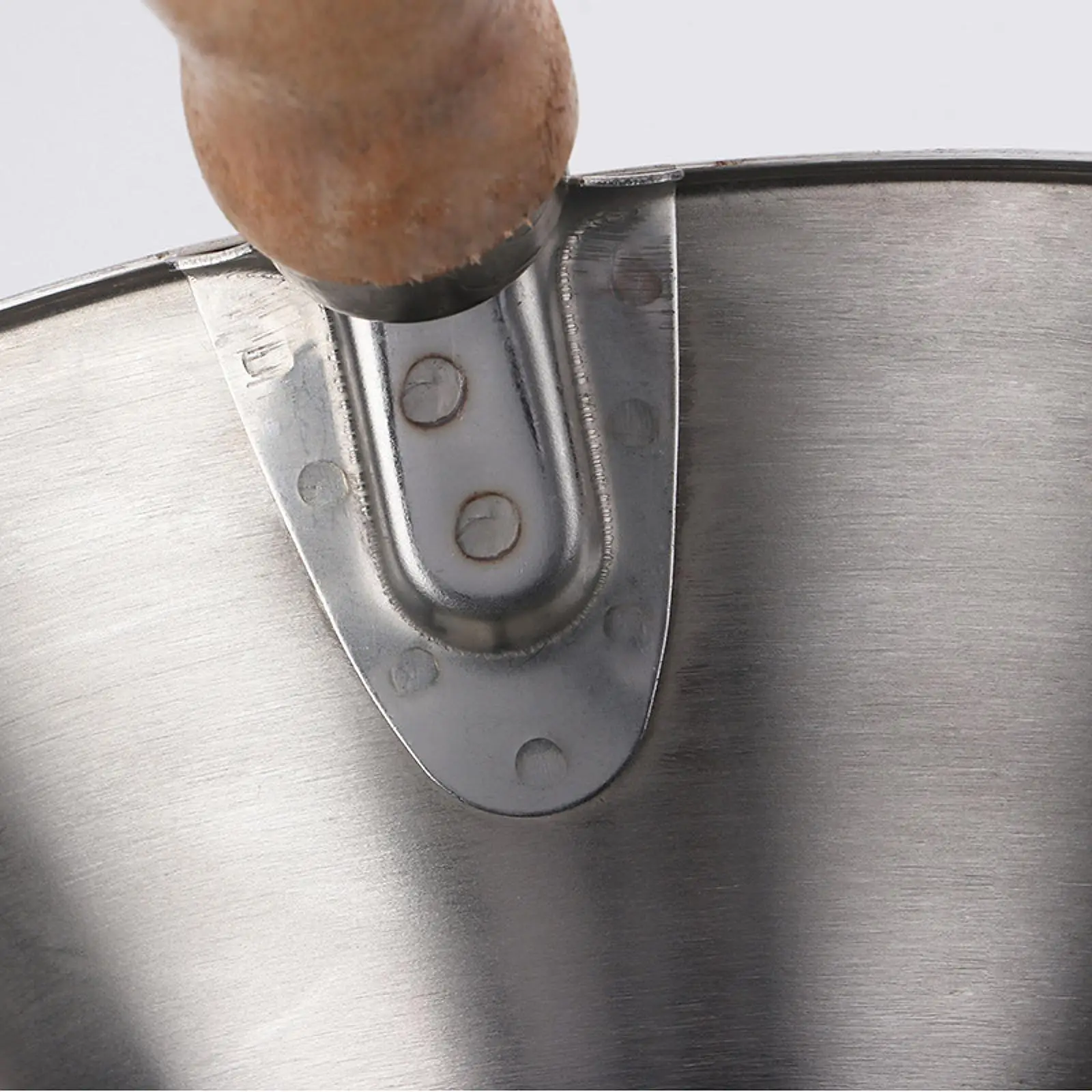 Cement Bucket Scoops with Wood Handle Sturdy for Bricklaying Plaster Drywall